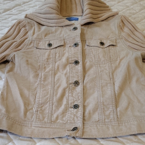 Dockers Tan Jean Jacket Corduroy Style - Picture 8 of 16